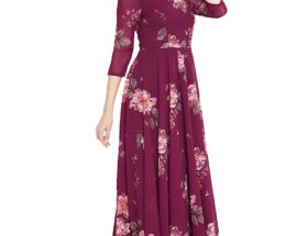 Amazon PANIT Women's Floral Printed Maxi Dress in Georgette Try on Haul | Ratwalk Fashion | Amazon Fashion